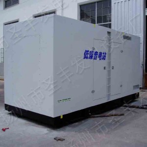 600千瓦低噪音式無動柴油發(fā)電機組